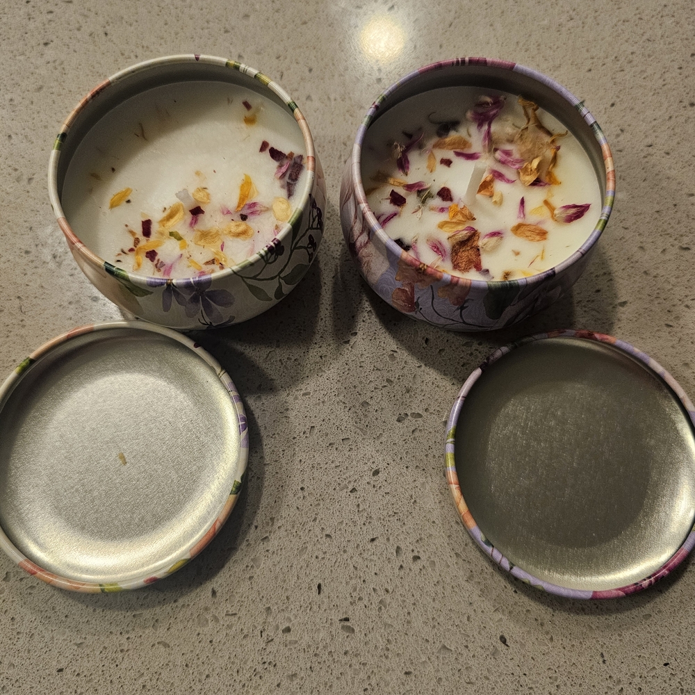 Soy Candle Tin Set